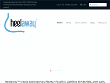 Tablet Screenshot of heelaway.com